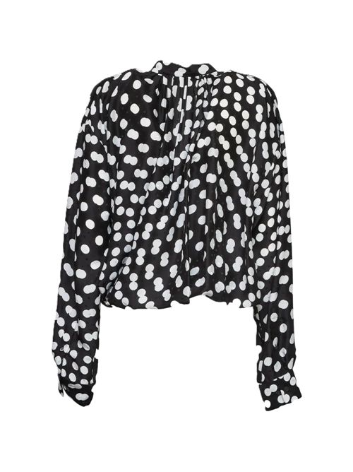 Dries Van Noten polka dot blouse DRIES VAN NOTEN | 261-010744-3114900 BLACK